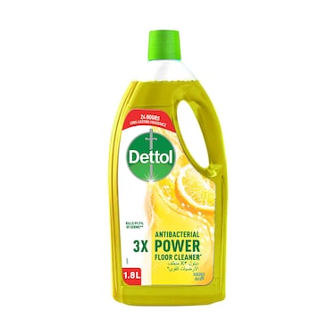Dettol Antibacterial Floor Cleaner Fresh Lemon Scent 1.8L
