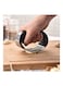 Generic Garlic Rocker Press Silver/Black 11.5X7.5X6.0Centimeter