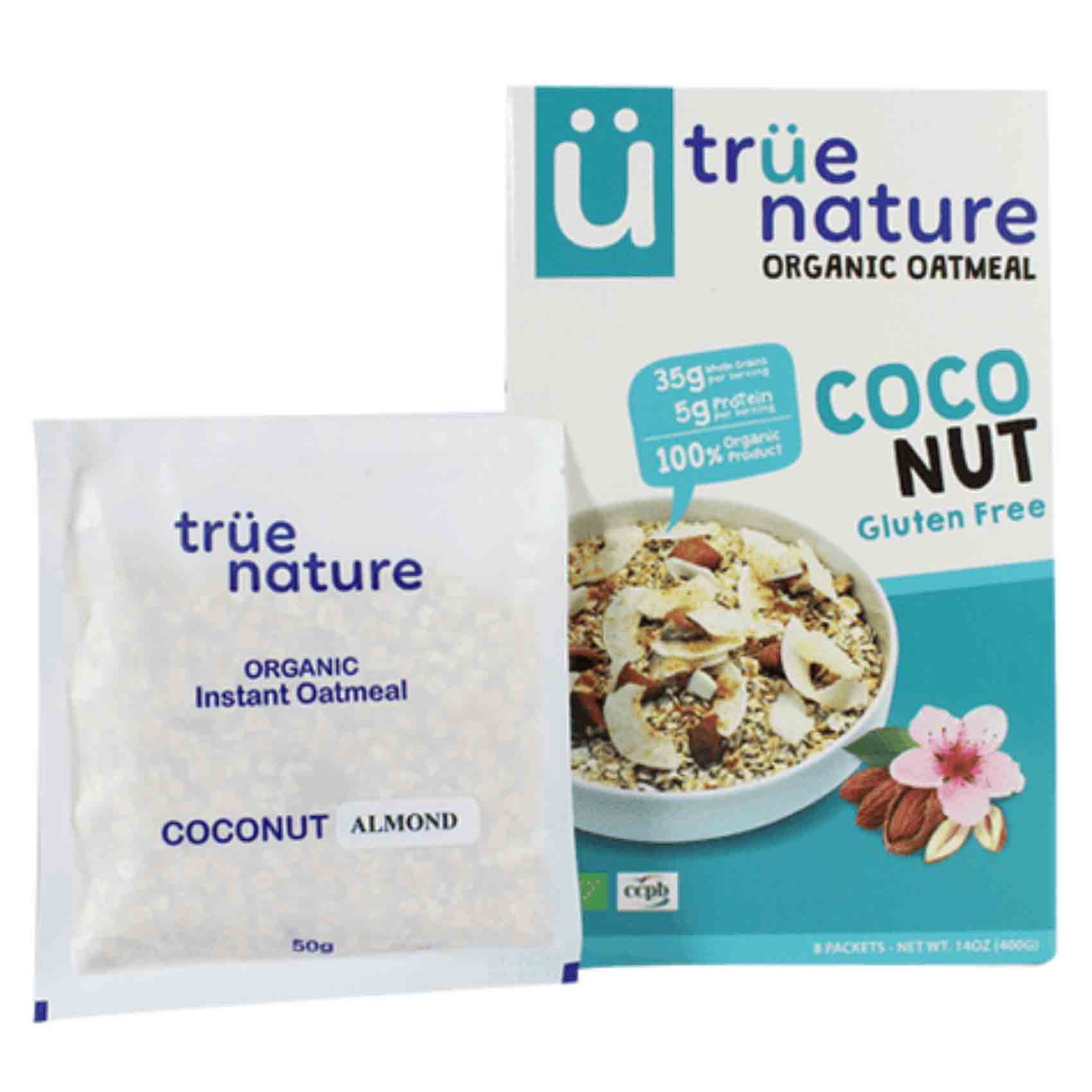 True Nature Organic Oatmeal Coconut 400GR