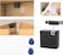 Rubik RFID Smart Lock for Drawers and Cabinets (Double Door), Hidden Keyless Entry Lock Kit with 2 Cards and 2 Tags