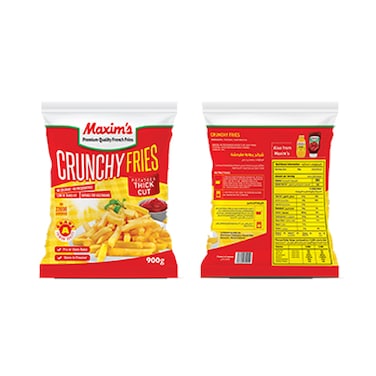 Maxims Thick Cut Crunchy Sticks Fries 900GR