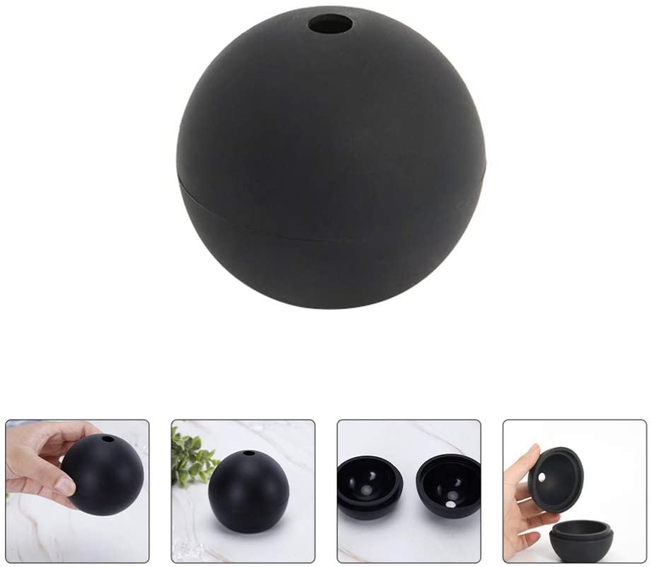 LIYING Ice Cube Ball Mold-Whiskey Ice Ball Maker,Makes 3 Inch Ice Balls,Food Grade and BPA Free (mix color)