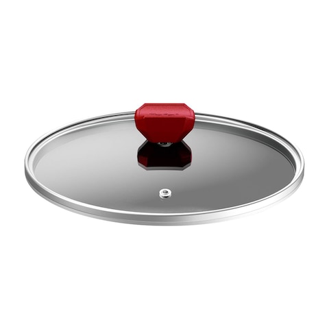 Tefal Expert Stewpot with Glass Lid - Size 26 - Red