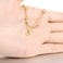 Aiwanto Anklet Ankle Chain Double Chain Simple Anklet