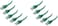 Cat 6 Ethernet Cable 2M  Patch Cable, Ethernet Cable, Network Cable, Internet Cable - 2 METER GREEN - 10 PCS - DKURVE&reg;