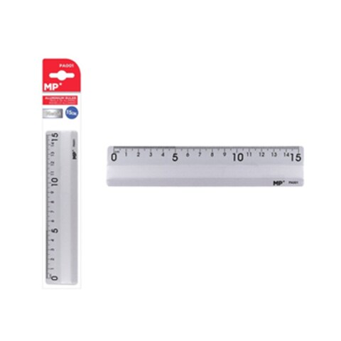 STEPH. ALUMINUM RULLER 15 CM-MP