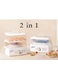 Wtrtr Double Layer Multifunctional Electric Steamer 750W 60 Minute Timer Steam Sterilizer