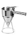 Liying Multifunctional Pancake Batter Dispenser Silver 14x16x26centimeter