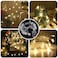 6m Star String Lights, Battery Operated Star  Lights, Twinkle Lights with 40 LED for Bedroom Curtain Wedding Birthday Holidays Rooms, Warm White