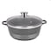 Dessini Granite Casserole Cooking Pot 20cm, PFOA Free Oven Safe, Multi Layer Non Stock Coating, Dishwasher Safe