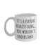 muGGyz Printed Ceramic Coffee Mug White