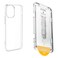 Hyphen Case Cover for Apple iPhone 15 Pro Clear and Esse Tempered Glass Screen Protector