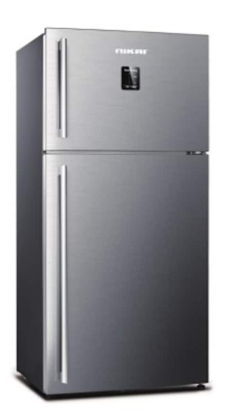Nikai 580L Net Capacity Double Door Refrigerator Stainless Steel NRF800FSS