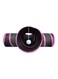 Pet Cat Foldable 3-Holes Tunnel Pink/Black 59x9.8x9.8inch