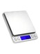 Generic - Digital Kitchen Scale Silver 10.5x10.5x0.9centimeter