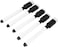 JMD 5 Pcs Whiteboard Pen, Erasable Board Markers Fine Size Nip Black Ink Pens For Kids Black