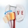 Flipper Toothbrush Cover &amp; Toothbrush Flp Play Ilove, Soft Bristles, 2 In 1 Combo Pack, For Couple, Made In Malaysia, Testimony