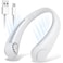 Portable Neck Fan For Travel &amp; Personal Cooling, Compact &amp; Powerful Airflow, Hands-Free Bladeless Design, USB Rechargeable, Long Lifespan, Adjustable Speeds