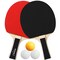 Generic-Lightweight Table Tennis Racket and Balls Set Powerful Comfortable Handle Table Tennis Paddle Racket Kit Sports Equipment