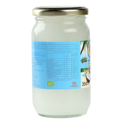 Organic Larder Extra Virgin Coconut Oil 350ml