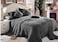 Generic Comfy Luxe Faux Fur 6 Pieces Soft Blanket Set (King Size- Grey)