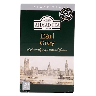 Ahmad Tea - Earl Grey - 2g x 20 AluFoil-Enveloped Tea Bags