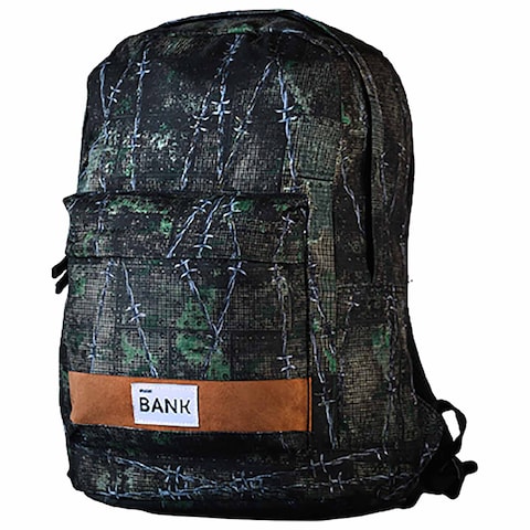 Bank Barbed Wire Unisex-Adult Backpack - 16 Inch