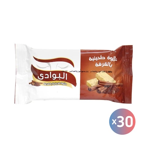 البوادي بار حلاوة بالقرفة - 18 جرام - 30 بار