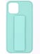 Zolo Finger Grip Holder and standing cover with Car Magnetic Multi-function Shockproof Protective Case Cover For iphone 11 Aqua Green
