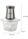 Techno Best Chopper 2L, 500W, BGC-001, Stainless Steel