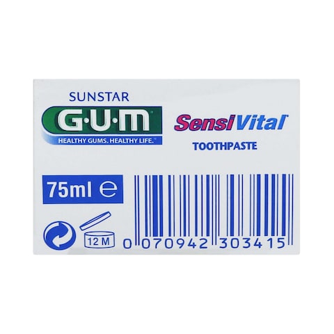 GUM Sensivital Toothpaste 75ml