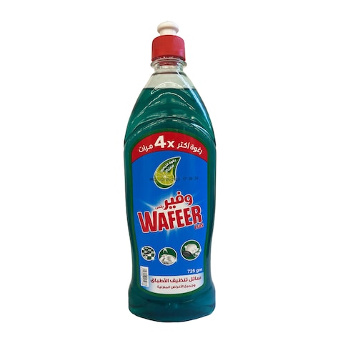 Wafeer Dishwashing Liquid with Green Lemon - 725 ml