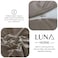 Luna Home King Size 6 pieces, duvet cover set, plum blossom branch flower design.