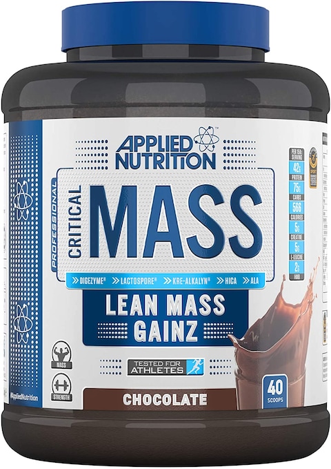 Applied Nutrition Critical Mass Leapplied Nutrition Mass Gainz Chocolate 2.4Kg