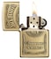 Zippo 254BJD.428 Jack Daniel's Emblem Brass Windproof Lighter