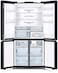 Hitachi 514L Net Capacity Deluxe 4 Door French Door Refrigerator Glass, Mauve Gray, RWB720VUK0GMG