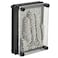 Kicko 3.75 x 5 Inch Classic 3D Pin Art Board - 1 Pc Silver Metal Pinscreen Needle Set - Handprint Sculpture, Novelty Game, Image Carving, Learning Toy, Party Favor and Decoration for Children, Adults