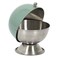 Home Deco Factory Retro Inox Stainless Steel Sugar Bowl