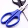 Deli High Quality Stainless Steel Scissors Business Office Home Paper Scissor Kitchen Knife Cutter Diy Cutting Tools Stationery  Black 0603