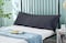 KLUB LINEN Long Body Pillow 1pc, Fabric: 100% Polyester 85 GSM Microfiber 1 cm Stripe Super Soft, Filling: 1300 gm Hollow Fiber Comfort, Breathable &amp; Ultra Soft , Size: 45 x 120 cm, Color: Dark Grey