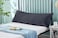 KLUB LINEN Long Body Pillow 1pc, Fabric: 100% Polyester 85 GSM Microfiber 1 cm Stripe Super Soft, Filling: 1300 gm Hollow Fiber Comfort, Breathable &amp; Ultra Soft , Size: 45 x 120 cm, Color: Dark Grey