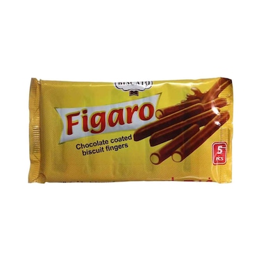 فيجارو بسكويت اصابع مغطي بالشوكولاتة من بسكاتو - 5 قطع