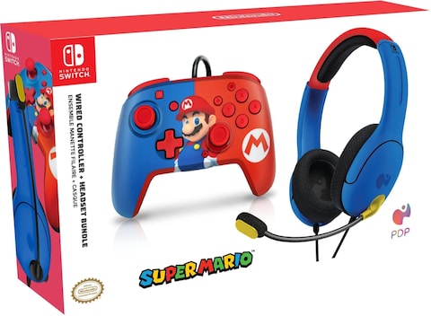 Buy Nintendo Switch Official Super Mario Bundle (Headset +