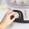Black &amp; Decker 775W 10 Liter 3-Tier Food Steamer With Timer, White - Hs6000-B5, 2 Years Warranty
