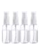 Generic Pack Of 4 Mist Spray Bottles Transparent 22X13X14centimeter