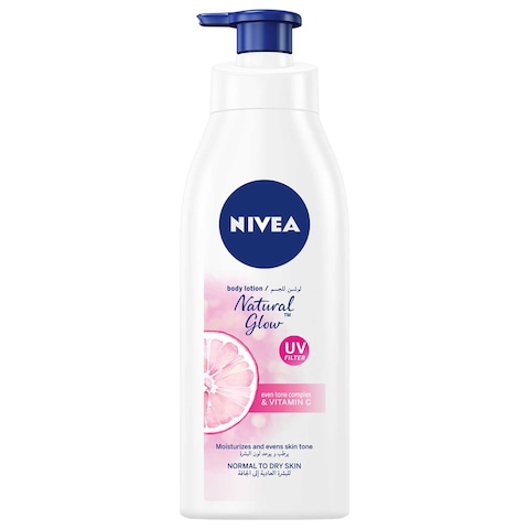 NIVEA Even Tone Body Lotion Natural Glow Complex &amp; Vitamin C UV Protection All Skin Types Jar 400ml 