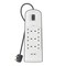 BELKIN Surge Protector - 6 outputs - 2 USB Ports - 2M - White