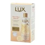 Buy Lux for noticeably velvet skin velvet touch body wash with loofah 250 ml in Saudi Arabia