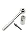 Generic Reflex Grip 3 In 1 Universal Socket Silver 180Millimeter
