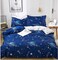 GOLDEN HOME  6-Piece King Size Duvet Cover Set, 1 Duvet Cover + 1 Fitted Sheet + 4 Pillow Cases, Microfibre, Muesli